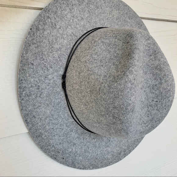 | tabitha gray wool minimalist hat | - Picture 7 of 8